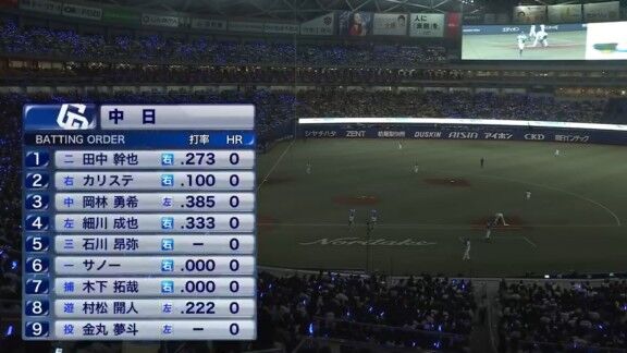 3月31日(火) セ・リーグ公式戦「中日vs.巨人」 中日ドラゴンズ、スタメン発表!!!