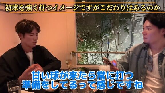 Q.初球を強く打つイメージですが、こだわりはあるのか → 中日・上林誠知が回答