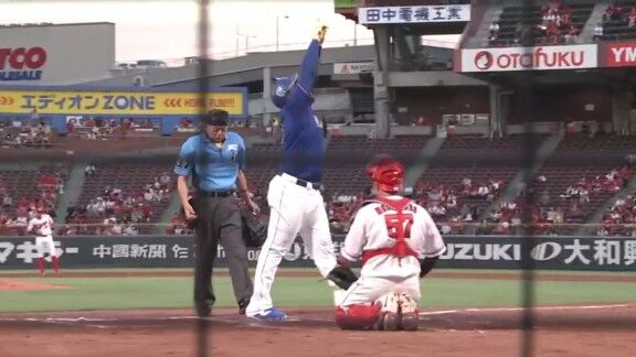 中日新助っ人・サノーの2打席連続ホームランで点差を広げる!!!