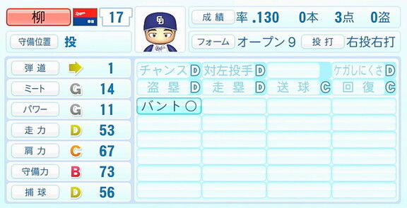 中日・木下拓哉捕手「柳、カーブ忘れられた？」　柳裕也投手「確かに、カーブ無いし…」 → 7月21日(木)の『パワプロ2022』アップデートで…