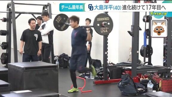 中日・石伊雄太、大島洋平のトレーニングの様子を見て感じたことが…