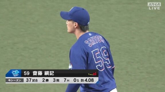 中日・齋藤綱記のピッチング【動画】