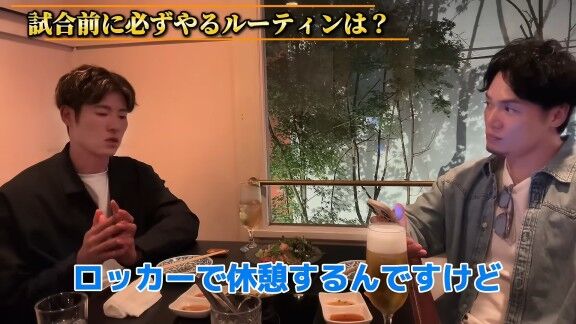 Q.試合前に必ずやるルーティンは？ → 中日・上林誠知が明かす