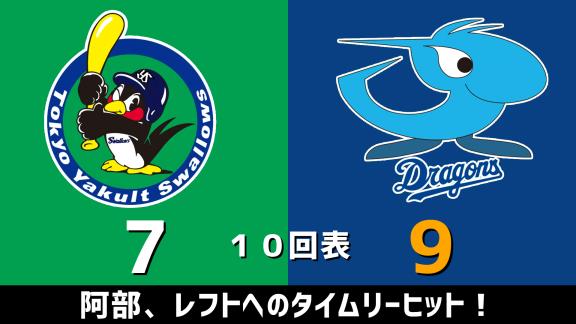 6月19日(金)　セ・リーグ開幕戦「ヤクルトvs.中日」　スコア速報