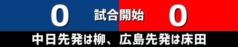 10月5日(火)　セ・リーグ公式戦「中日vs.広島」【試合結果、打席結果】　中日、4-3で勝利！　押し出し四球で今季初のサヨナラ勝ち！！！