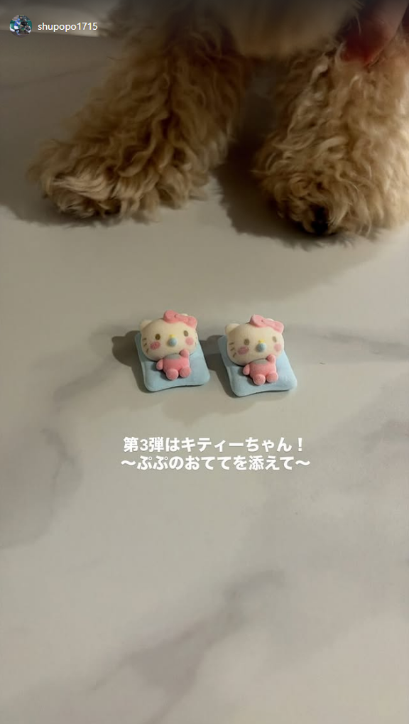 中日・樋口正修「第3弾はキティーちゃん！～ぷぷのおててを添えて～」