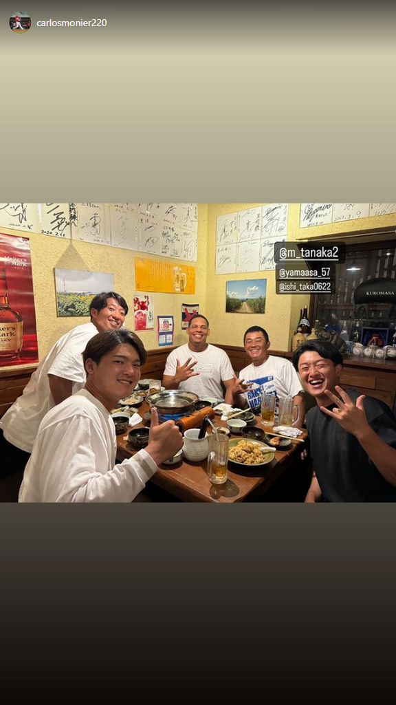 中日ドラゴンズ沖縄春季キャンプ、読谷組の若手選手らが食事会
