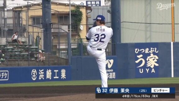 中日・伊藤茉央、今日の登板結果