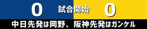 6月24日(木)　セ・リーグ公式戦「中日vs.阪神」【試合結果、打席結果】　中日、0-6で敗戦…　バンテリンドームでもカード勝ち越しならず…