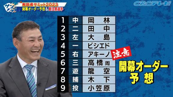 川上憲伸さん、中日開幕オーダーを予想　新助っ人・アキーノの活躍のために一番大事なものは「アキーノじゃなくて、アキーノの家族」