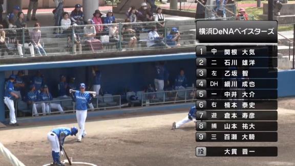 2月25日(火)　練習試合「中日vs.DeNA」【試合結果、打席結果】