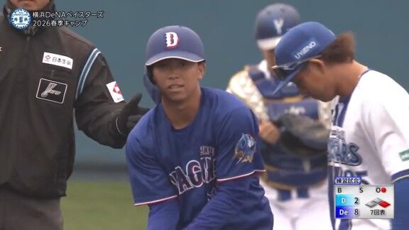 中日育成ドラフト3位・三上愛介、途中出場で初ヒットを放つ
