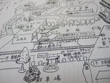 セミナーハウスの手描き地図