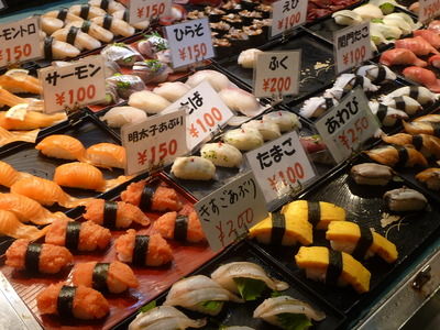 唐戸市場いきいき馬関街 10年07月04日 の昼ごはん 奮闘絵日記 食べてばっか Bite Slowly Taste Carefuly