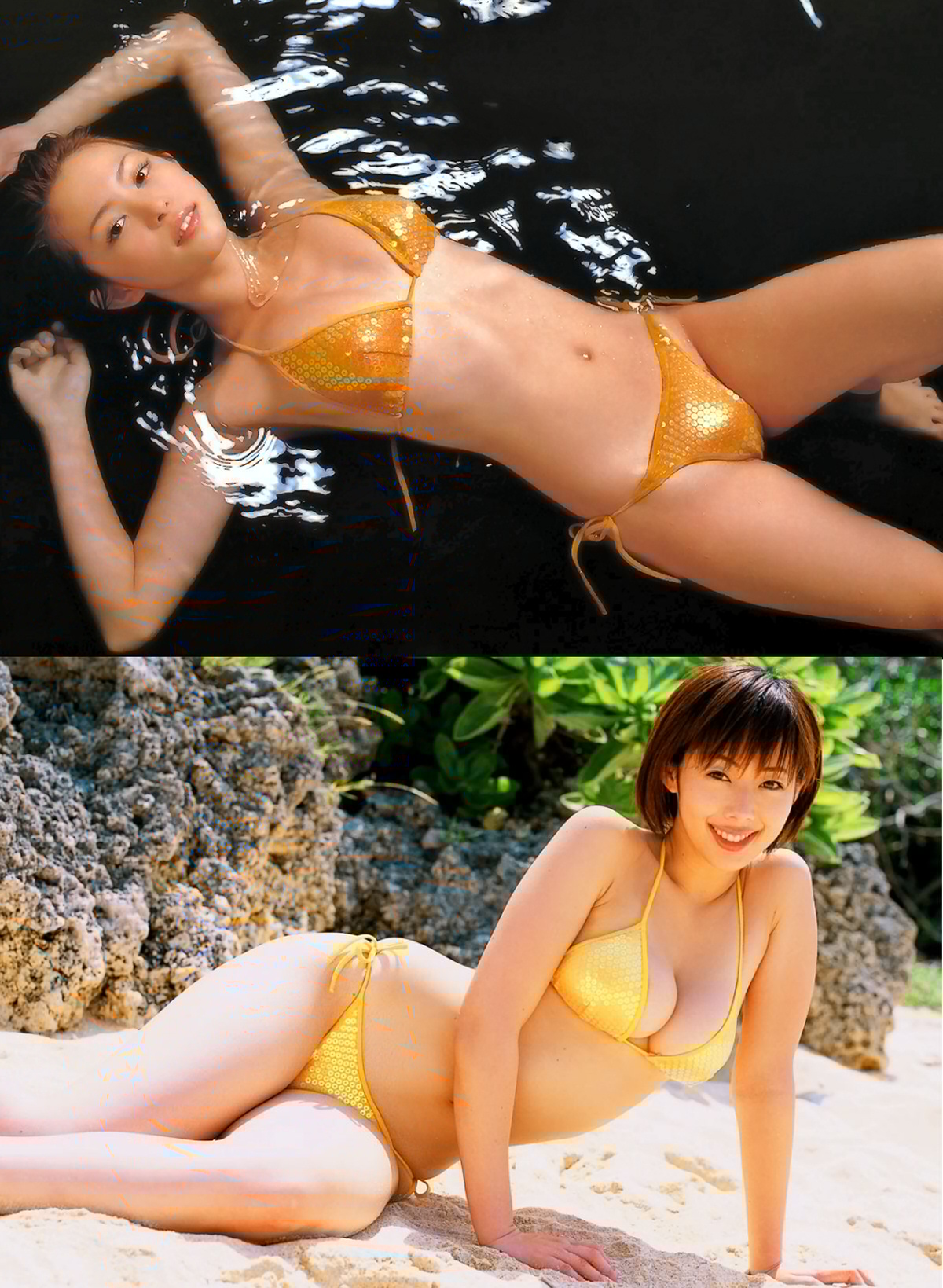 どっちの水着でshow No 216re 岩佐真悠子 井上和香 どっちの水着画像館
