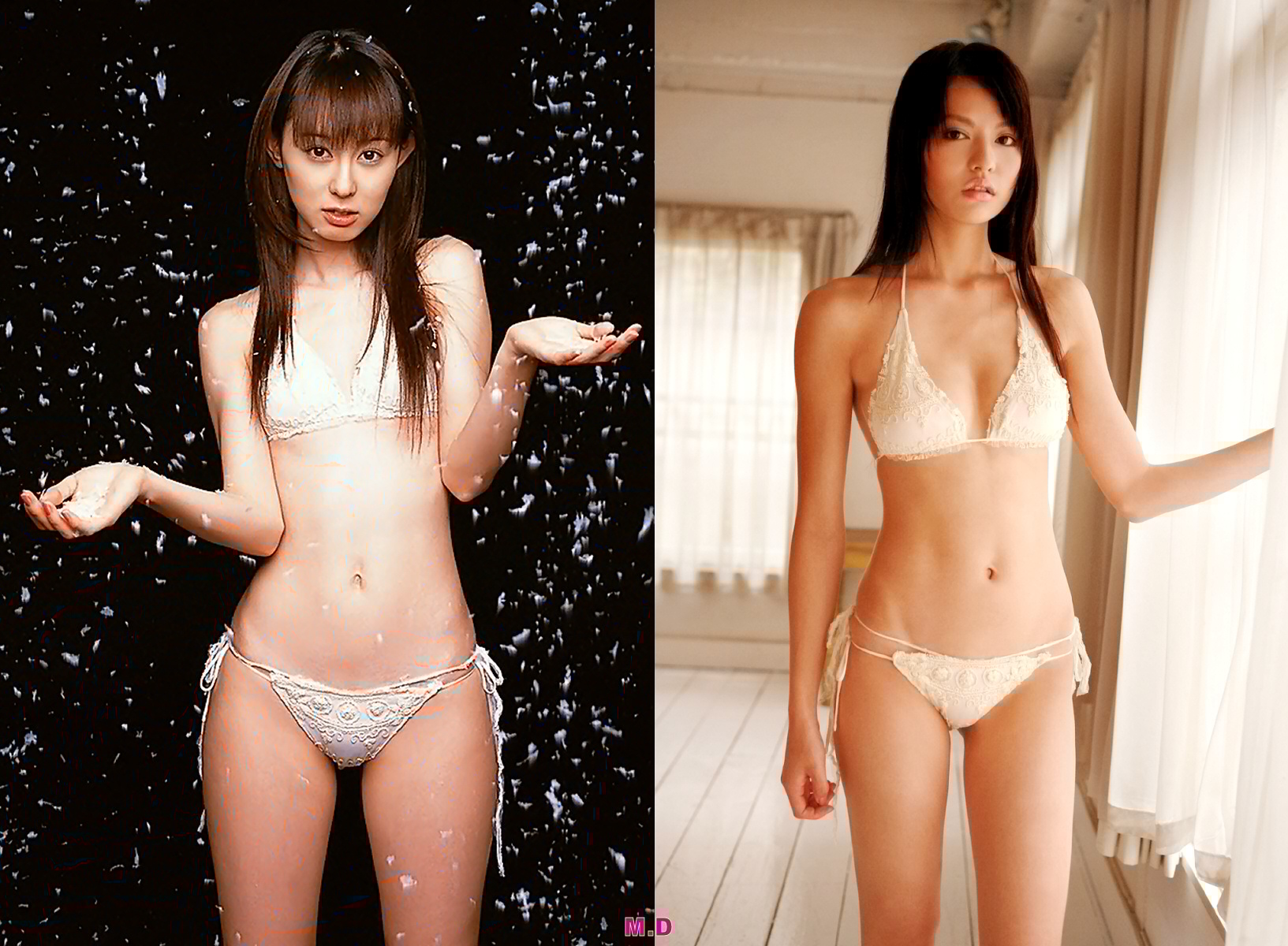 どっちの水着でshow No 1506 秋山莉奈 白鳥百合子 どっちの水着画像館