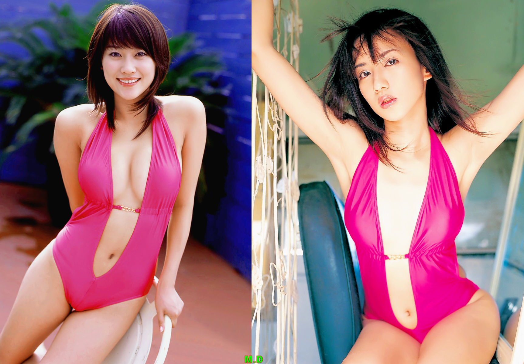 どっちの水着でshow No 1595 原幹恵 優木まおみ どっちの水着画像館