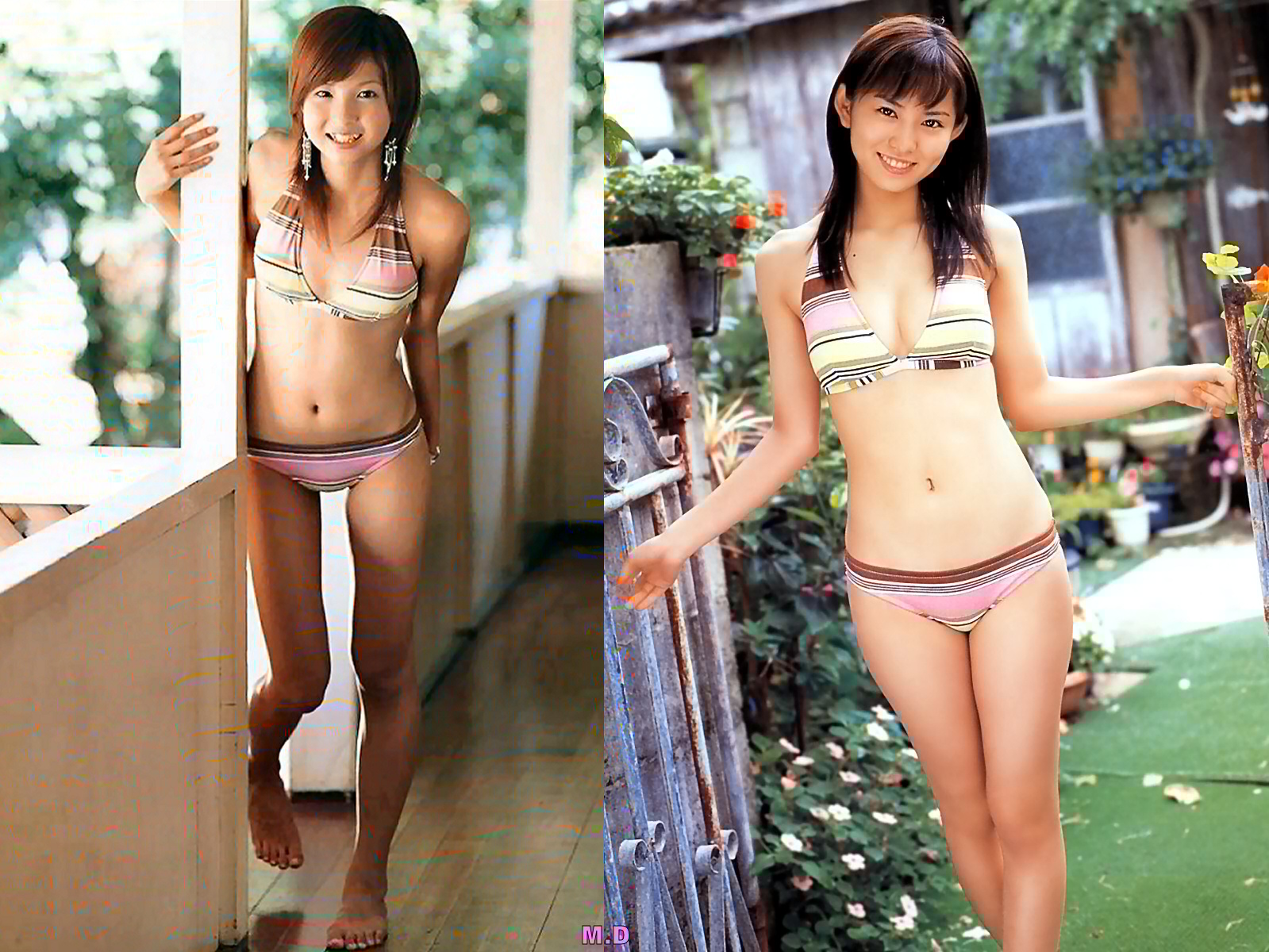 どっちの水着でshow 1re 長崎莉奈 市川由衣 どっちの水着画像館