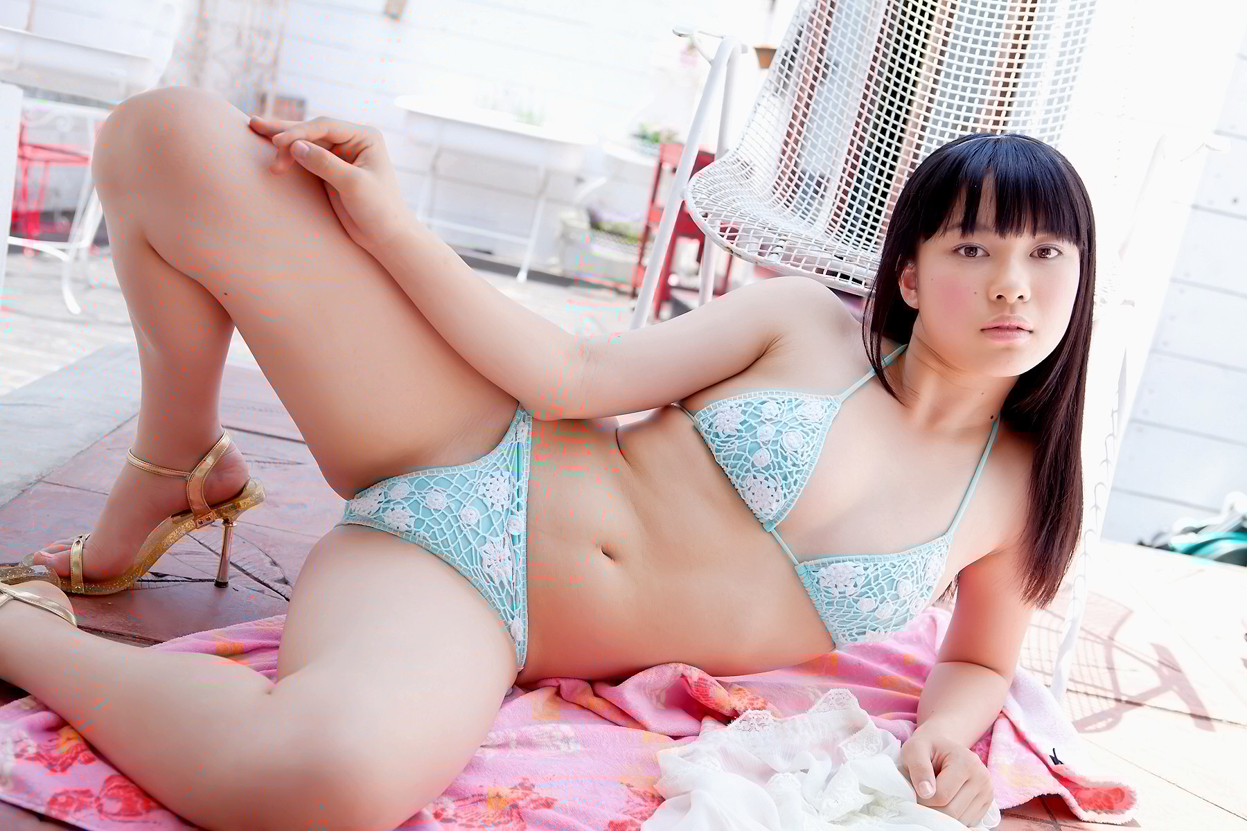 山中知恵　開脚 どっちの水着でshow＋α（No1043)山中知恵＜木村真帆 : どっちの水着画像館