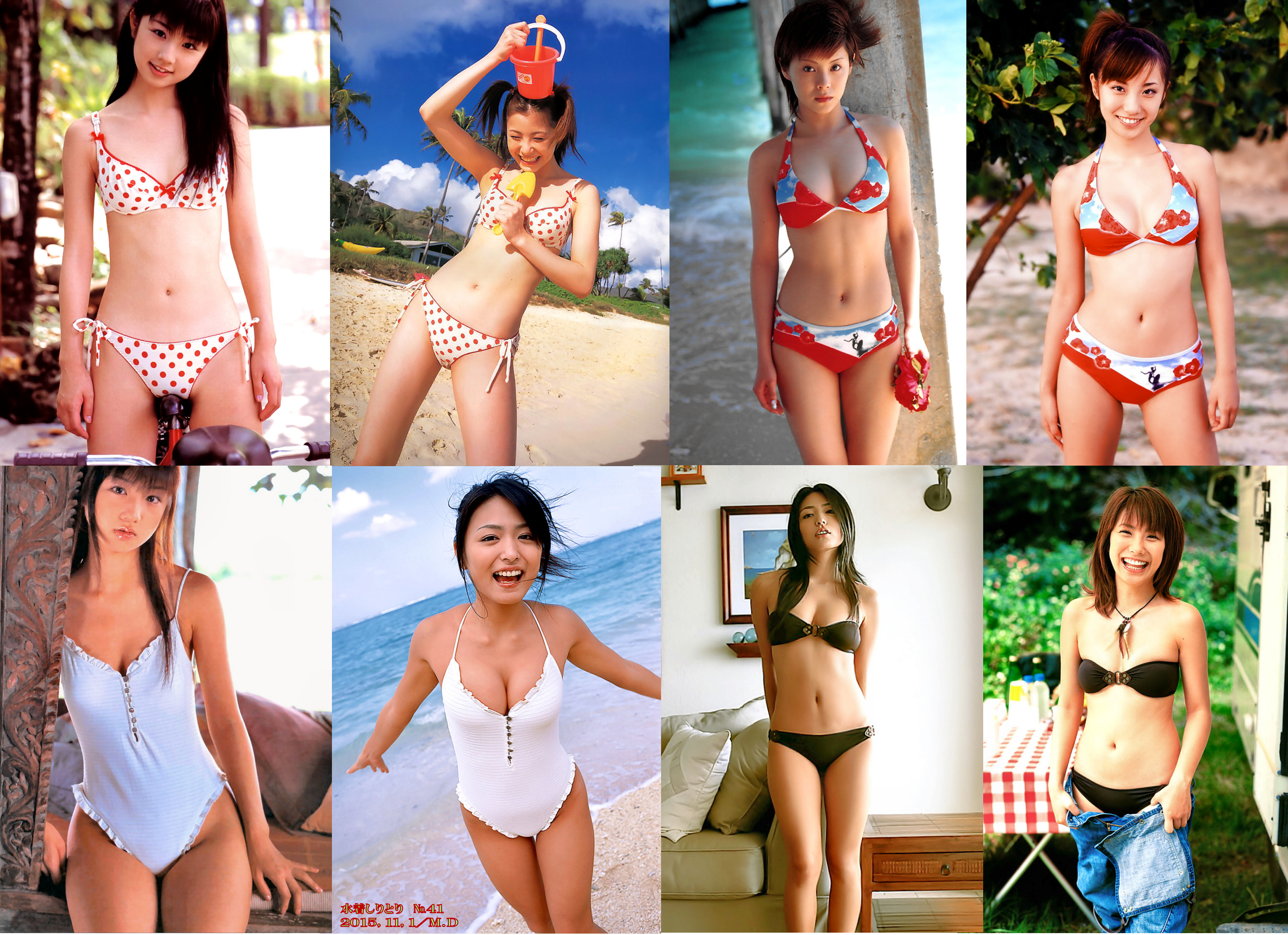 水着しりとり ４１ 小倉優子 さん どっちの水着画像館