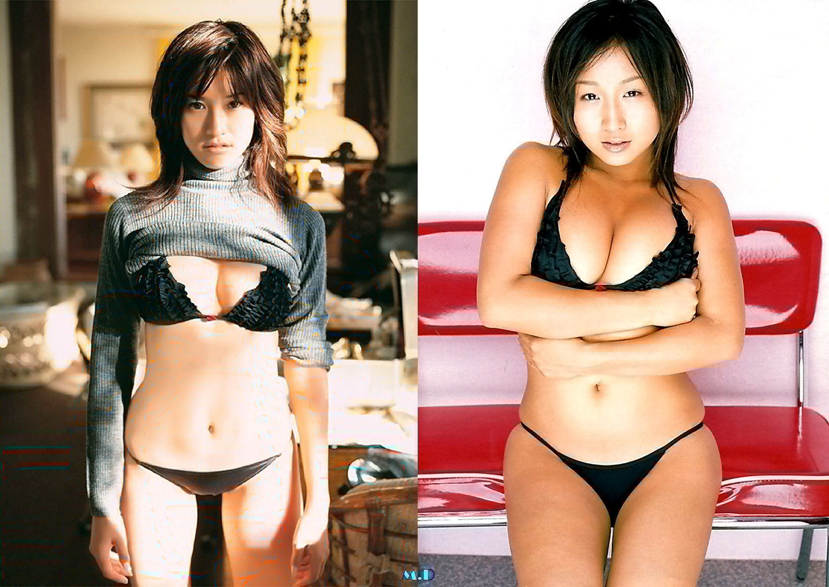 どっちの水着でshow No 1394 森下千里 小林ユリ どっちの水着画像館