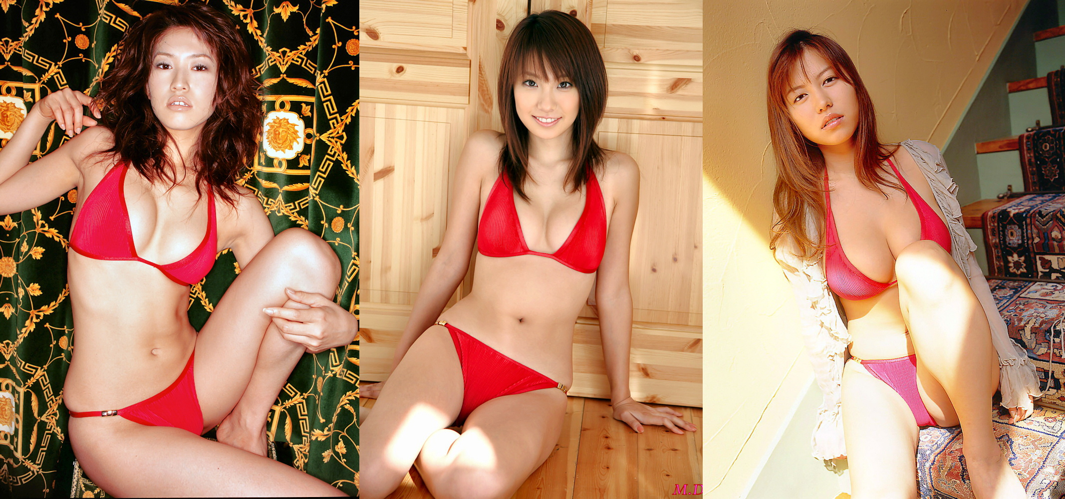 どっちの水着でshowl3 No 267 268 森下千里 山本梓 下村真理 どっちの水着でshow