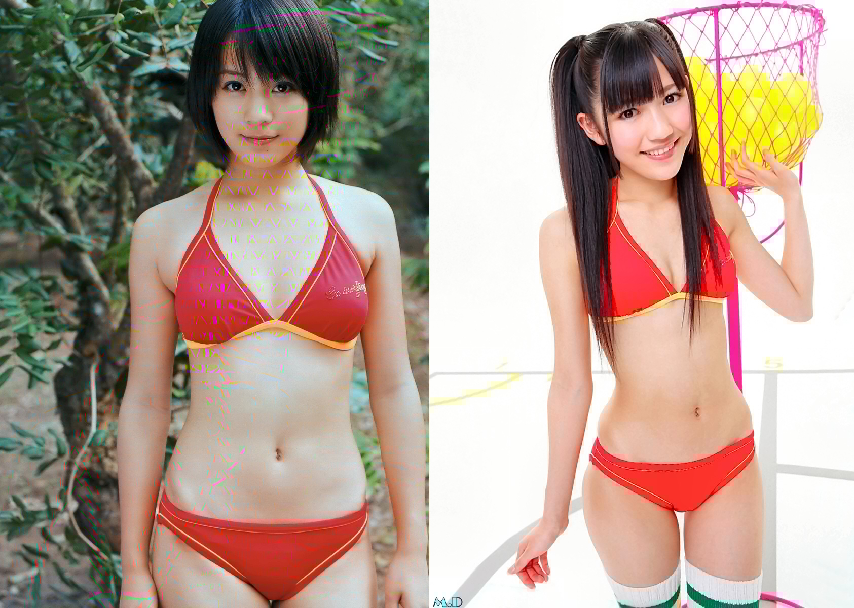 どっちの水着でshow No 1262 北乃きい 渡辺麻友 どっちの水着でshowf