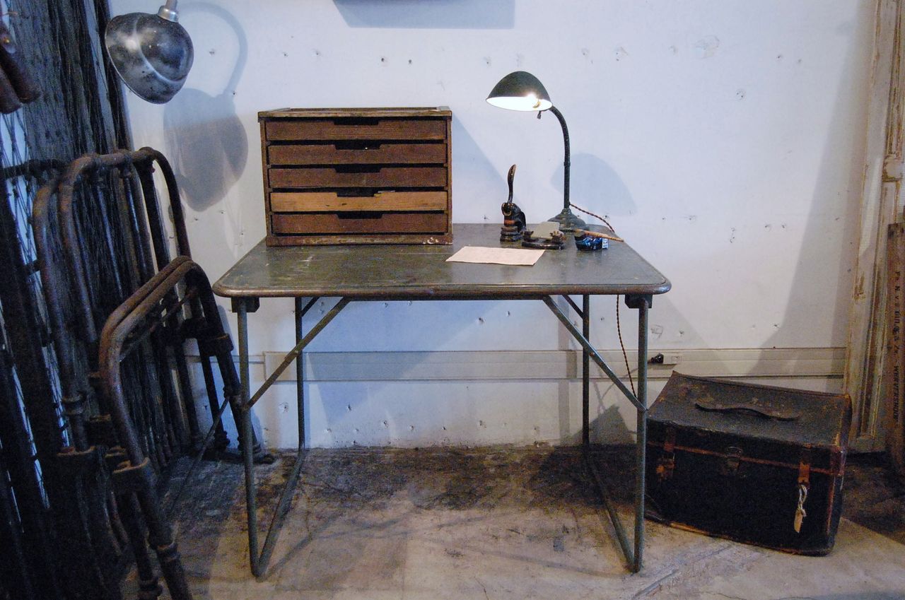 フランス軍フォールディングキャビネットヴィンテージ フランス軍