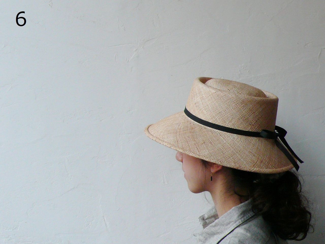 ベルレッタ　麦わら帽子　カンカン帽　ヒモ付き ベルレッタ 麦わら帽子 SALE 5/18まで ベルレッタ BERRETTA