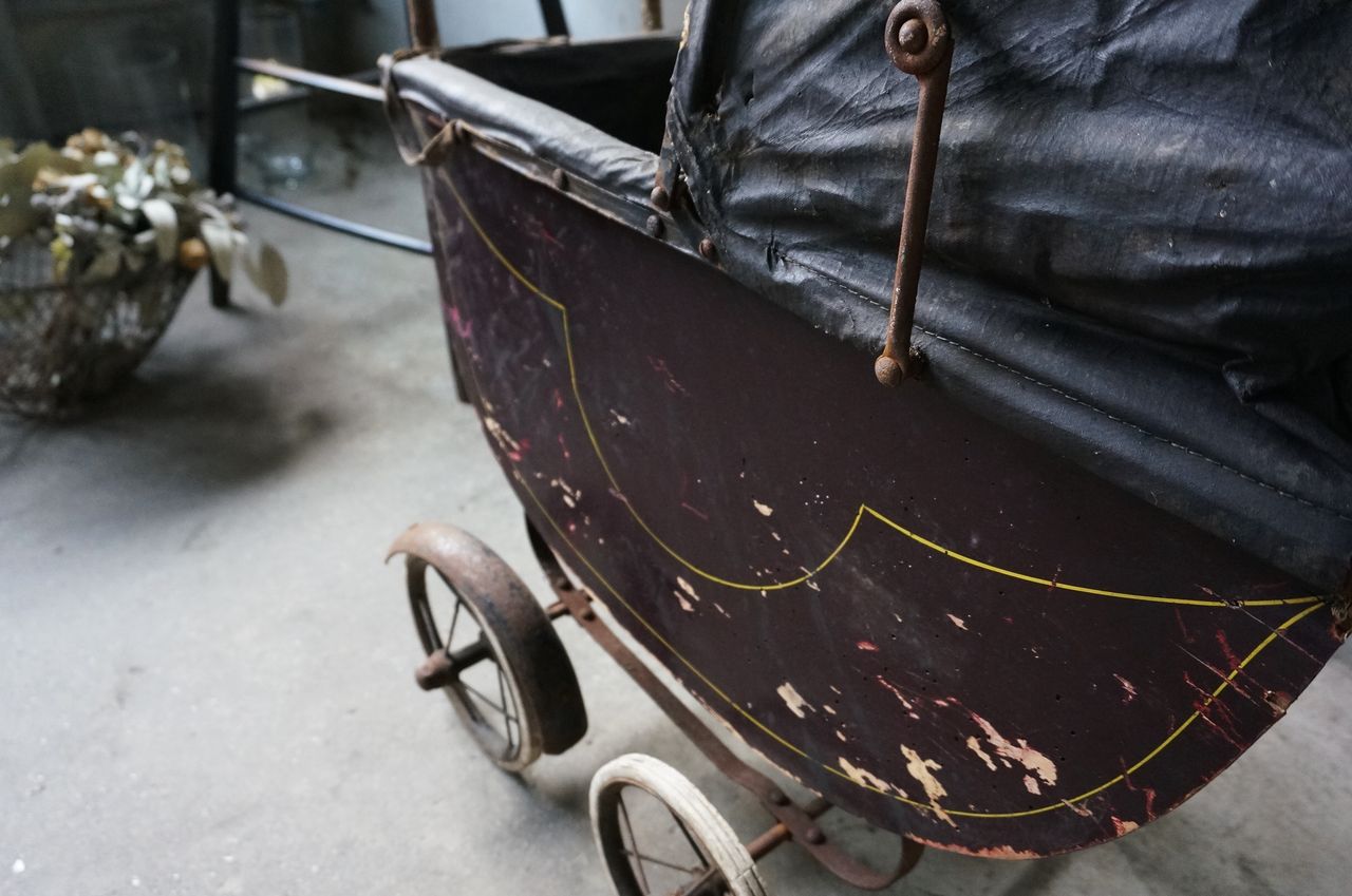 アンティークドール用バギー アンティーク ベビーカー（バギー