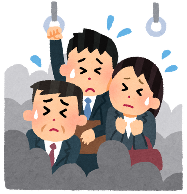 【画像あり】満員電車でのチビな女の気持ちクソワロタｗｗｗｗｗｗｗｗｗｗ