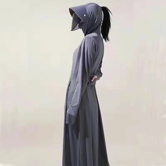 【悲報】中国で女性に大人気な「日焼け防止服」、なんかちょっと怖いｗｗｗｗｗ