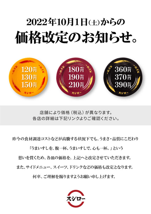 【悲報】　スシロー、いつの間にか高級店になっていたと判明・・・