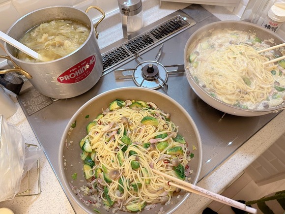 【画像】　辻希美ちゃんが作ったペペロンチーノとクリームパスタｗｗｗｗｗｗｗｗｗ