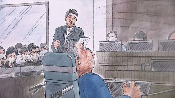 【画像】青葉真司の法廷画、極悪すぎる・・・