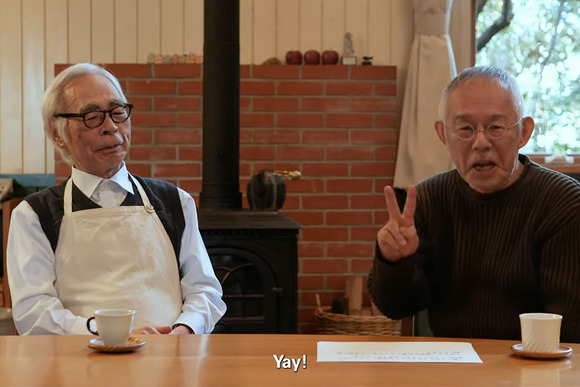 【画像】宮崎駿さん、なぜか突然ヒゲを剃ってしまう・・・・・・・・・