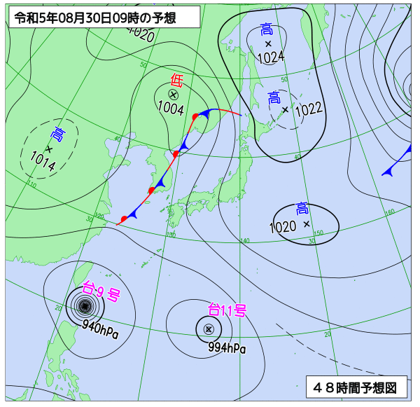 【画像あり】台風11号、無事日本から逸れるwwwwwwwwww : なんJクエスト