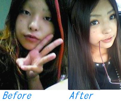 【画像】化粧前後の女性の顔面比較写真を貼っていくスレwwwwwwwwww : なんJクエスト