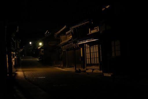 【悲報】田舎の夜道、怖すぎる