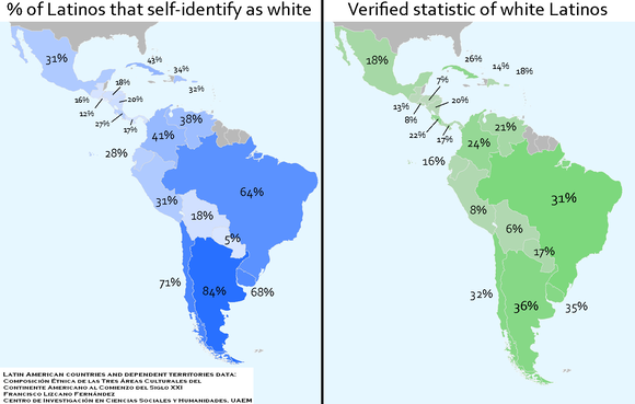 【悲報】ラテンアメリカ人「俺たちは白人なんだ〜！！！」←実際に遺伝子検査した結果ｗｗｗｗｗｗｗｗｗｗｗｗｗｗｗｗ