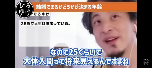 【悲報】ひろゆき「25歳ぐらいで人間の将来はほぼ決まる。それまで何もできてない人はほぼ底辺」