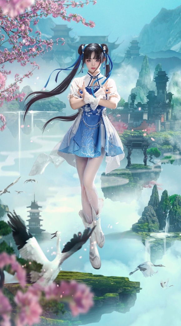 【画像】　中国のコスプレイヤーさん、もう実写か絵か見分けがつかないｗｗｗｗｗｗｗ