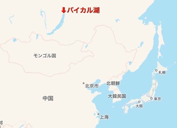 【画像】ロシアのデカさ、ガチでヤバイ　日本列島とほぼ同じ大きさの湖が存在ｗｗｗｗｗｗｗ
