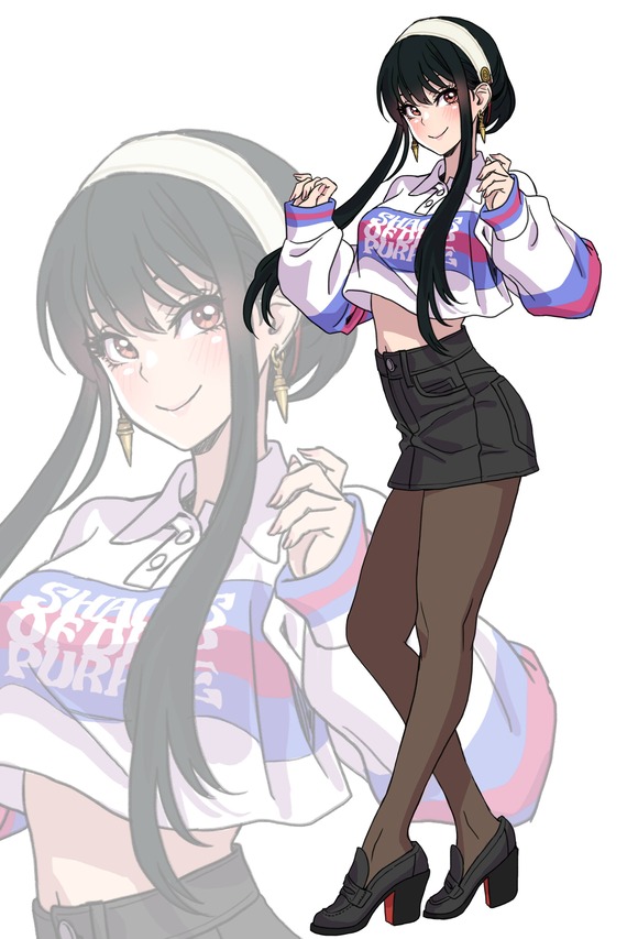 【画像】スパイファミリーのヨルさん、若作りしてしまうｗｗｗｗｗｗｗ