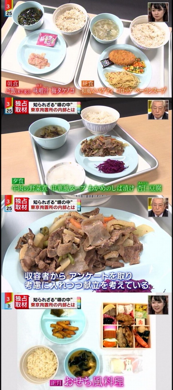 【画像あり】東京の死刑囚の食事が公開されるｗｗｗｗｗｗｗｗｗｗ