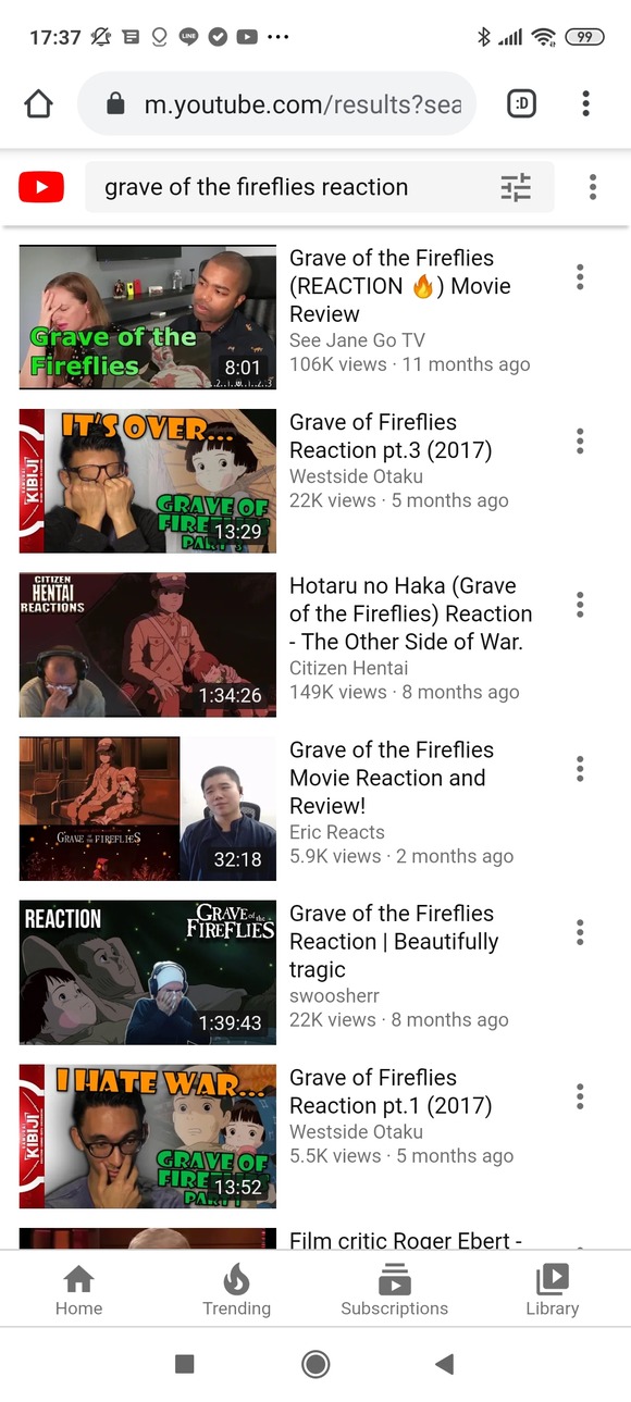 【悲報】アメリカ人、火垂るの墓を見て号泣ｗｗｗｗｗｗｗｗｗｗ