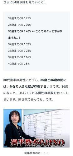 【悲報】全男性に聞いた「女性のアリ・ナシ何歳まで？」残酷すぎる結果に・・・・・・・・・