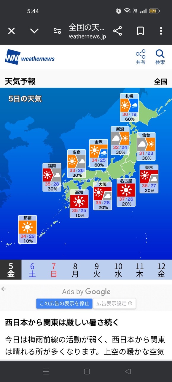 【悲報】本日の日本列島、激アツｗｗｗｗｗｗｗｗｗｗｗｗｗｗｗｗｗｗｗｗｗ