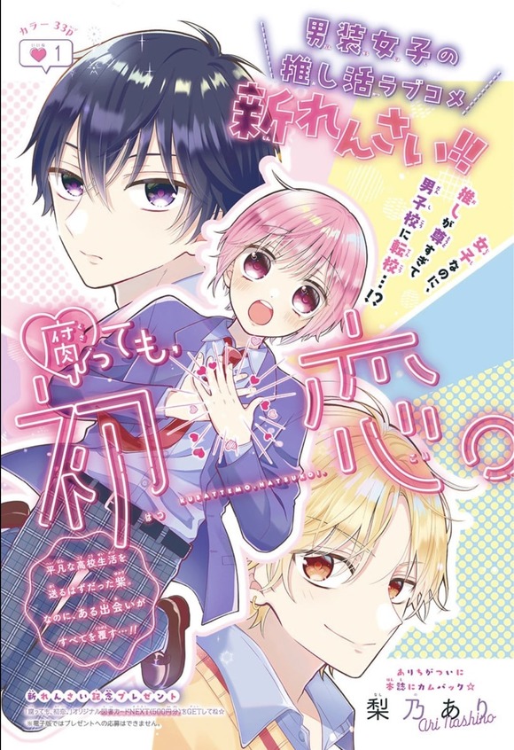 【画像】　りぼん、性別を隠して男子校へ転入する漫画が連載開始！！！