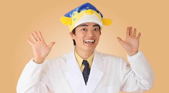 【悲報】さかなクンの頭にある『アレ』、やはり帽子ではなかった・・・